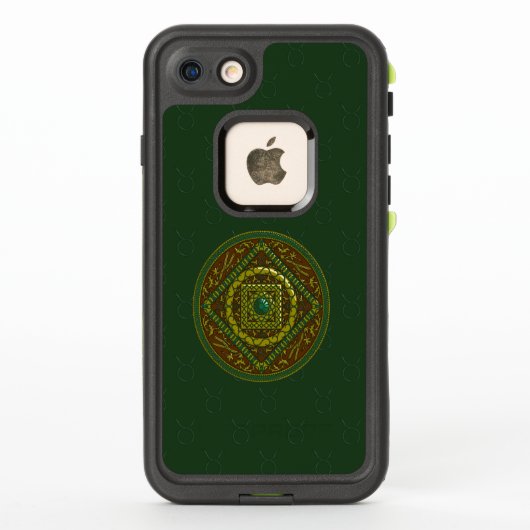 Taurus Mandala Lifeproof Hoes (Achterkant)