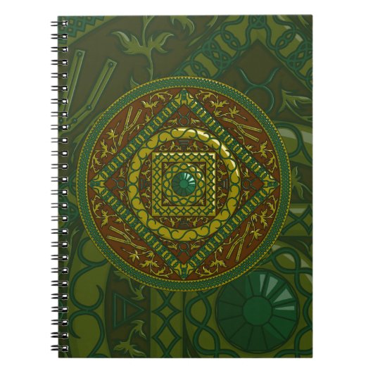 Taurus Mandala Notitieboek (Voorkant)