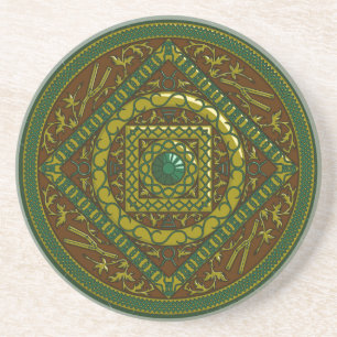 Taurus Mandala Onderzetter