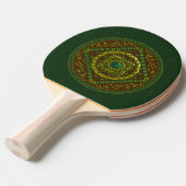 Taurus Mandala Ping Pong Paddle Tafeltennisbatje (Voorkant Gekanteld)