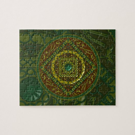 Taurus Mandala Puzzle Legpuzzel (Horizontaal)