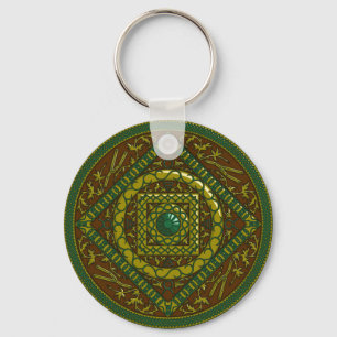 Taurus Mandala Sleutelhanger