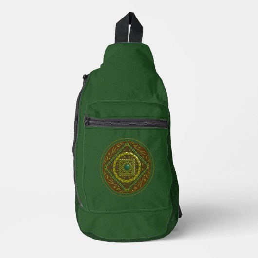 Taurus Mandala Sling Bag (Voorkant)
