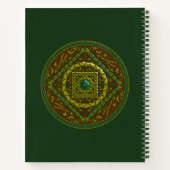 Taurus Mandala Spiraalschrift Notitieboek (Achterkant)