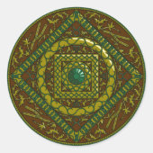 Taurus Mandala Sticker (Voorkant)