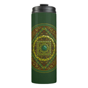 Taurus Mandala Thermische Tumbler Thermosbeker