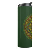 Taurus Mandala Thermische Tumbler Thermosbeker (Gedraaid links)