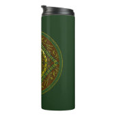 Taurus Mandala Thermische Tumbler Thermosbeker (Geroteerd rechts)