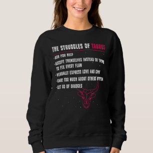 Taurus Merchandise Season Zodiac Sign Astrographic Trui