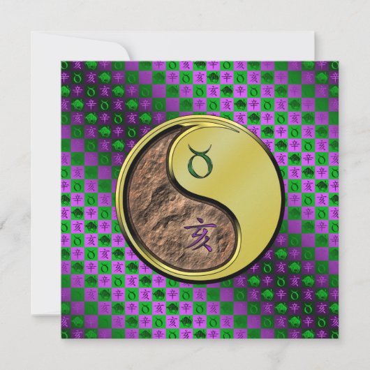 Taurus & Metal Boar Kaart (Voorkant)