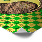 Taurus & Metal Dragon Poster (Hoek)