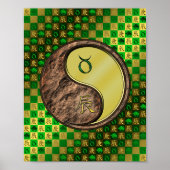 Taurus & Metal Dragon Poster (Voorkant)