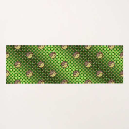 Taurus & Metal Dragon Yogamat (Achterkant (horizontaal))