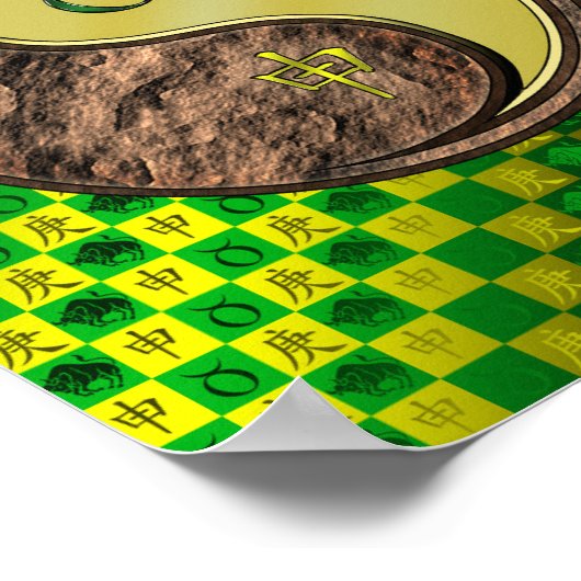 Taurus & Metalen Aap Poster (Hoek)