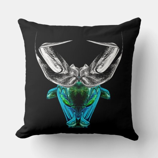 Taurus – Minimalist Zodiac Decorative Pillow Kussen (Voorkant)