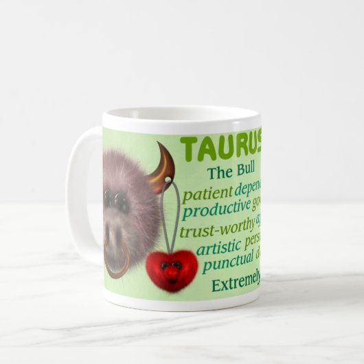 Taurus-Mok Koffiemok (Voorkant links)