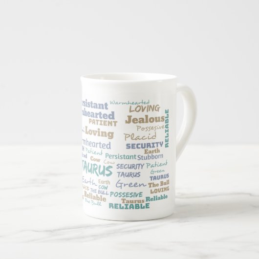 Taurus-Mok Porselein Kop (Voorkant rechts)