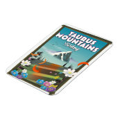 Taurus Mountains Turkije reisposter. Magneet (Linkerzijde)