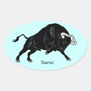taurus ovale sticker