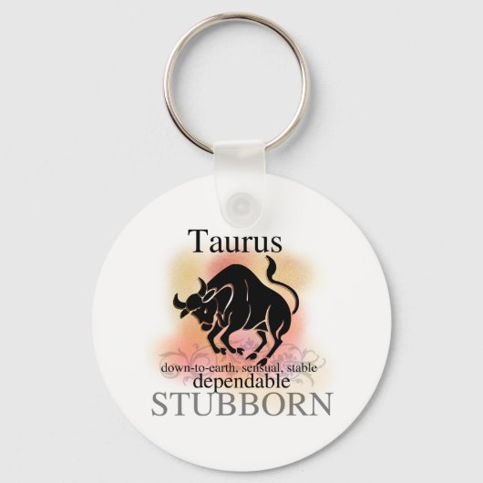 Taurus over jou sleutelhanger (Voorkant)