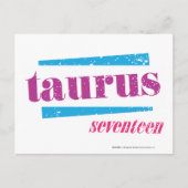 Taurus Paars Briefkaart (Voorkant)