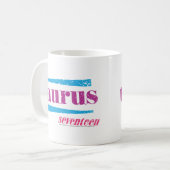 Taurus Paars Koffiemok (Voorkant links)