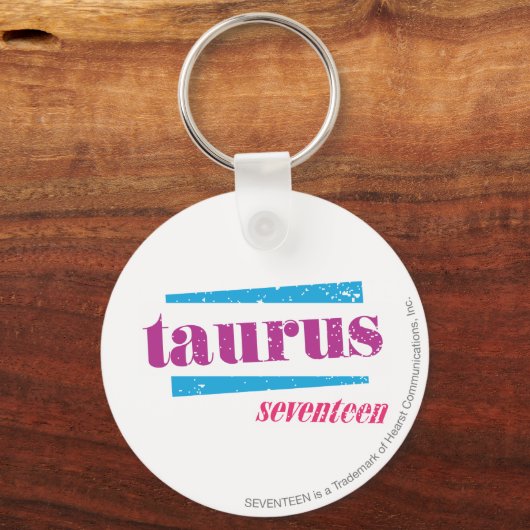 Taurus Paars Sleutelhanger (Voorkant)