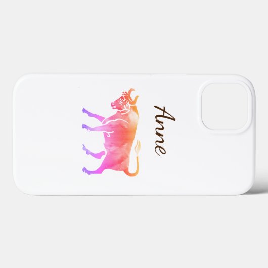 Taurus Persoonlijk Case-Mate iPhone Case (Achterkant (horizontaal))
