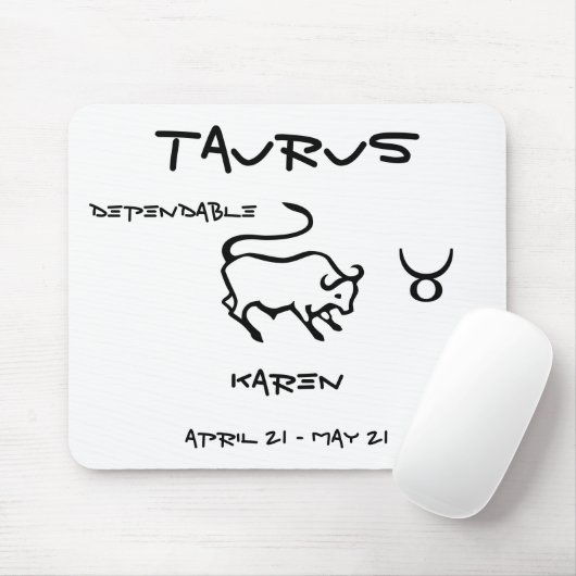 Taurus Persoonlijk Muismat (Met muis)