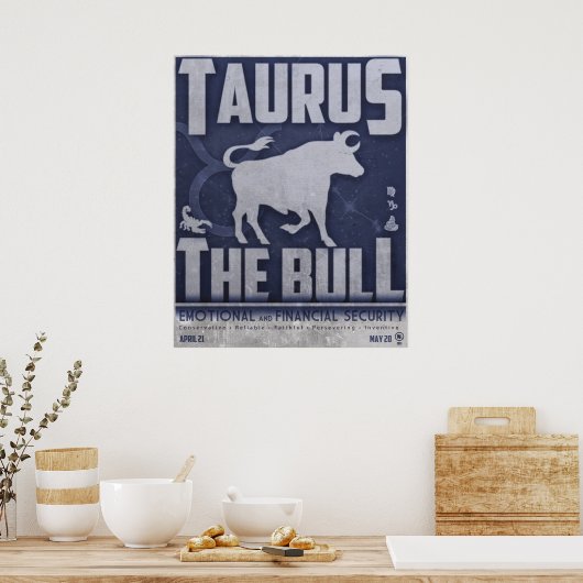 Taurus Poster (Keuken)