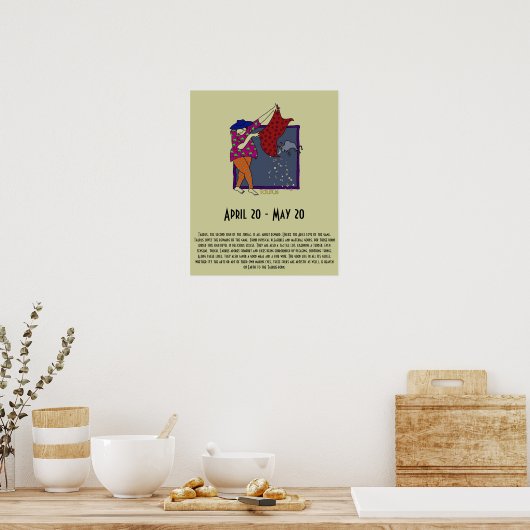Taurus Poster (Keuken)