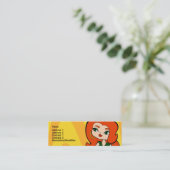 Taurus-profielkaart Mini Visitekaartje (Staand voorkant)