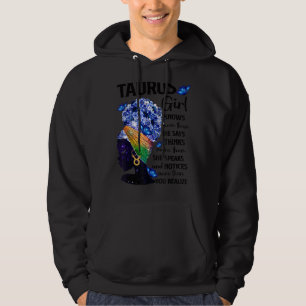 Taurus Queen sweet als Snoep verjaardag voor zwart Hoodie