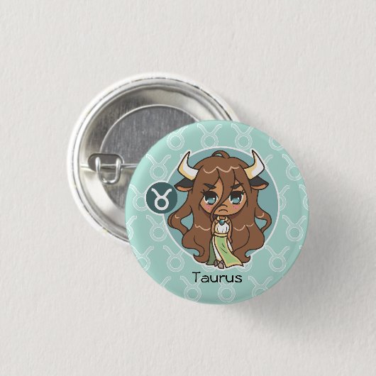 Taurus Ronde Button 3,2 Cm (Voorkant /achterkant)