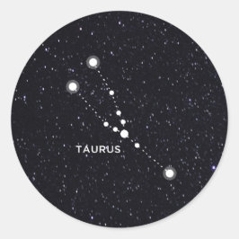Taurus Ronde Sticker