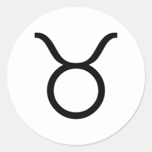 Taurus Ronde Sticker