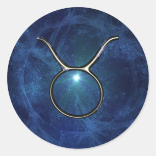 Taurus Ronde Sticker