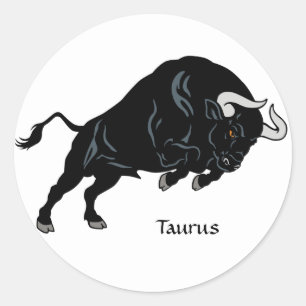 taurus ronde sticker