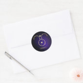 Taurus Ronde Sticker (Envelop)