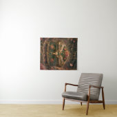 Taurus Rose Schatkist Zodiac Kunst Wandkleed (In Situ (horizontaal))
