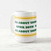 Taurus Seizoen Koffie Mok (Voorkant links)