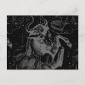 Taurus Sign Constellation Hevelius circa 1690 Briefkaart (Voorkant)