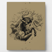 Taurus Sign Constellation Hevelius circa 1690 Fotoplaat (Voorkant)