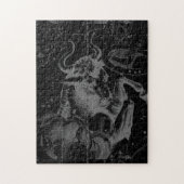 Taurus Sign Constellation Hevelius circa 1690 Legpuzzel (Verticaal)