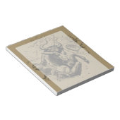 Taurus Sign Constellation Hevelius circa 1690 Notitieblok (Schuin)