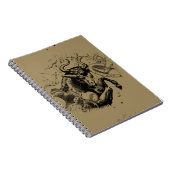 Taurus Sign Constellation Hevelius circa 1690 Notitieboek (Rechterzijde)