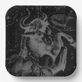 Taurus Sign Constellation Hevelius circa 1690 Papieren Bordje (Voorkant)