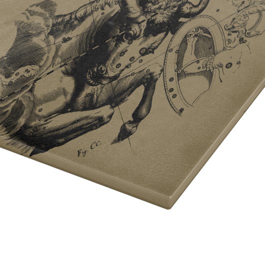 Taurus Sign Constellation Hevelius circa 1690 Snijplank (Hoek)