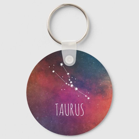 Taurus Sign Constellation Sleutelhanger (Voorkant)