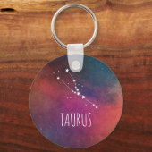Taurus Sign Constellation Sleutelhanger (Voorkant)